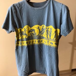 Mowgli Surf blue surf graphic Tshirt